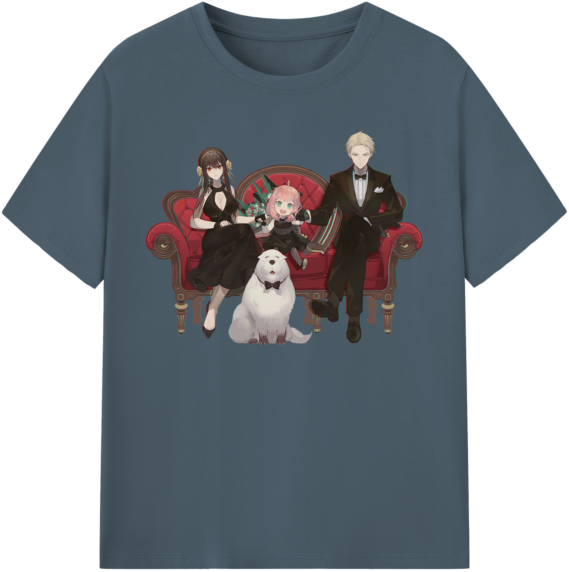 （画像用） SPY×FAMILY间谍家家酒 綿100％半袖Tシャツ（フロントプリント）